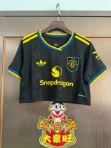 Manchester United Third Away Women 1:1 Quality Soccer Jersey   25-26