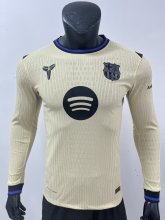 Barcelona  Away Long  Player  1:1 Quality Soccer Jersey  25-26