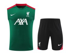 Liverpool Training clothing Vest  set  1:1 Quality Soccer Jersey    24-25