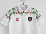 Retro Welsh away 1:1 Quality Soccer Jersey  1990-1992