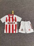 Koln Home  Kids 1:1 Quality Soccer Jersey   25-26