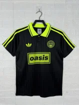 Adidas Clover T-shirt  Black Fans 1:1 Quality Soccer Jersey  25-26