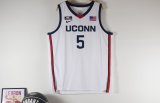 UCONN White #5 BUECKERS 1:1 Quality NBA Jerseys
