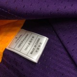 Los Angeles Lakers Kobe  #24 BRYANT Purple V-neck  NBA Jerseys  2008-2009