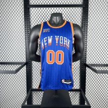 New York Knicks City Edition Blue  #00 CLARKSON NBA Jerseys  2024