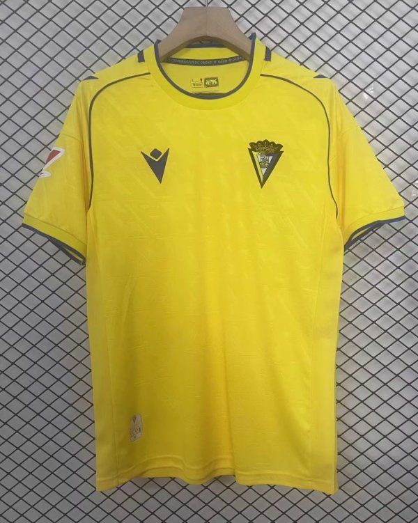 Cadiz Home Fans  1:1 Quality Soccer Jersey   25-26