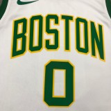 Retro Boston Celtics White #0 TATUN  1:1 Quality NBA Jerseys  2019