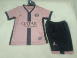 PSG Paris 3R three away Kids 1:1 Quality Soccer Jersey 24-25