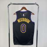 Los Angeles Lakers City Edition  Black #0 WESTBROOK 1:1 Quality NBA Season Jerseys 2026