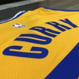 Golden State Warriors  V-neck Yellow JORDAN #30 CURRY 1:1 Quality NBA Season Jerseys 2021