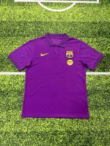 Barcelona  Polo   Fans  Purple  1:1 Quality Soccer Jersey  25-26