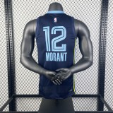 Memphis Grizzlies Blue #12 MORANT 1:1 Quality NBA Jerseys 2023