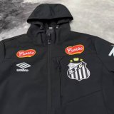 Santos   Windbreaker  black  white  green 24-25