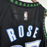 Minnesota Timberwolves  Black Retro  #25 ROSE NBA Jerseys  2026