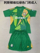 Aston Villa goalkeeper kids  1:1 Quality Soccer Jersey   24-25