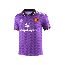 Manchester United Polo Fans Purple 1:1 Quality Soccer Jersey  25-26