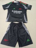 Arsenal away  Kids  1:1 Quality Soccer Jersey  24-25