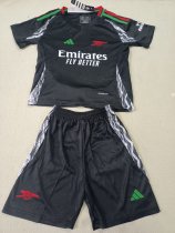 Arsenal away  Kids  1:1 Quality Soccer Jersey  24-25