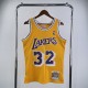 Retro Los Angeles Lakers Yollow #32 JOHNSON  1:1 Quality NBA Season Jerseys 1984-1985