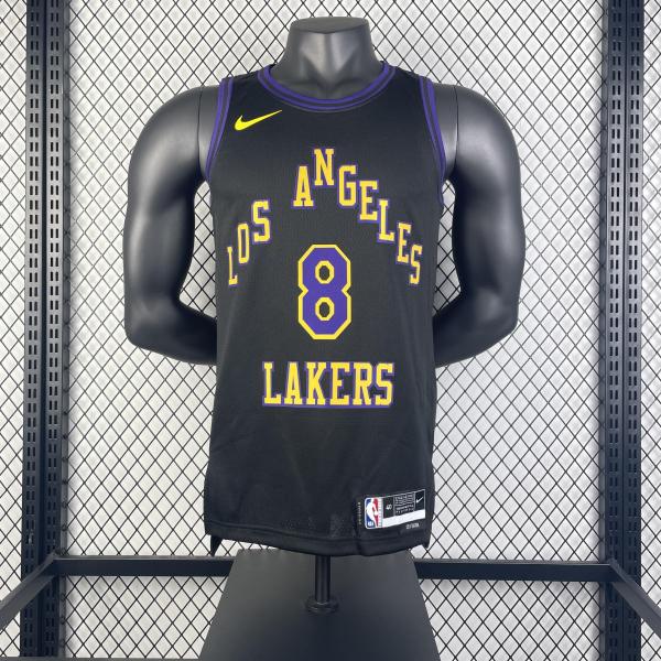 Los Angeles Lakers Kobe #8 BRYANT  Black City Edition NBA Jersey 2026