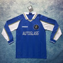 Retro Chelsea Long Home 1:1 Quality Soccer Jersey   1997-1999