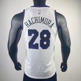 Los Angeles Lakers City Edition   White  #28 HACHIMURA 1:1 Quality NBA Season Jerseys 2023