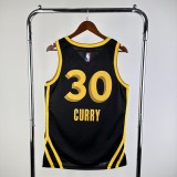 Golden State Warriors BLACK City Edition #30 CURRY 1:1 Quality NBA Season Jerseys 2024