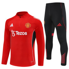 Manchester United Training Tracksuit Red (Kids And Man )  1:1  25-26