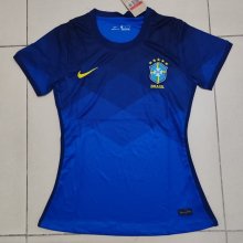 Brazil Away Women Fans  1:1 Quality Soccer Jersey  2020-2021