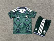 Saudi Arabia Home  Kids fans 1:1 Quality Soccer Jersey 26-27（2026）