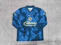 Club America away Long sleeves Fans 1:1 Quality Soccer Jersey   24-25