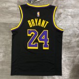 Los Angeles Lakers  Reward Edition Black  Kobe #24 BRYANT Round Neck 1:1 Quality NBA Season Jerseys 2021