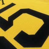 Golden State Warriors Yellow V-Neck Reward Edition #35 DURANT 1:1 Quality NBA Season Jerseys  2018