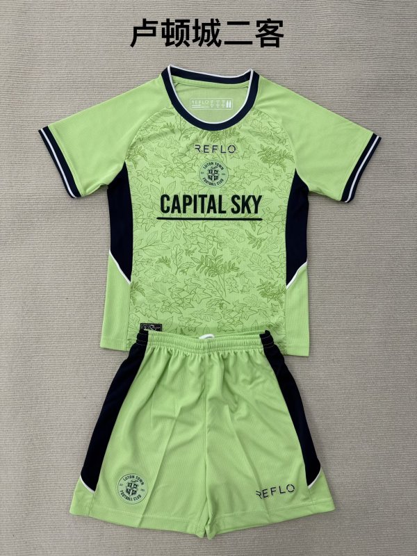 Luton Town Third Away Fans 1:1 Quality Soccer Jersey   25-26 (kids and man )