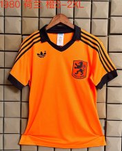 Retro Netherlands Home fans 1:1 Quality Soccer Jersey  1980