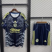 Club America  Away With Pants Sets Fans  1:1 Quality Soccer Jersey   25-26