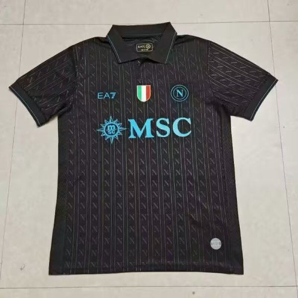 Napoli Third Away  Black Fans 1:1 Quality Soccer Jersey   25-26