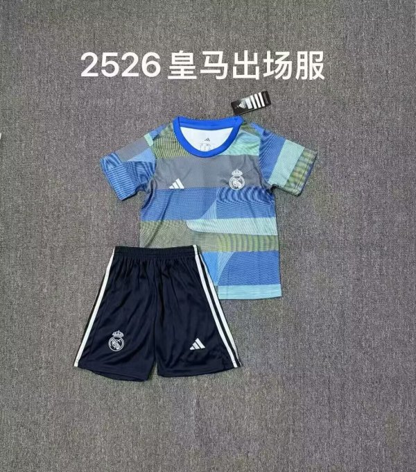 Real Madrid  Appearance Outfit Kids 1:1 Quality Soccer Jersey 25-26