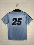 Adidas Clover T-shirt  Blue Fans 1:1 Quality Soccer Jersey  25-26