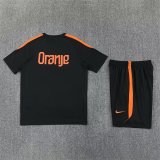 Netherlands Training Black With Pants Sets (16-2XL) 1:1 Quality Soccer Jersey  26-27（2026）