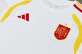 spain Training  Fans Kits White (Kids And Man 16-2XL) 1:1 Quality Soccer Jersey 26-27 (2026)