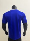 clover  player  t-shirt blue white 1:1 Quality Soccer Jersey  25-26