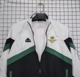 Betis Windbreaker White  Green 1:1 Quality Soccer Jersey  1995-1997