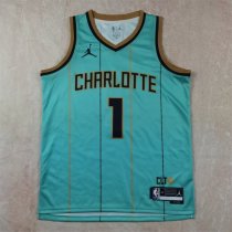 Charlotte Hornets  Green #1 BALL 1:1 Quality NBA Jerseys 2025