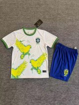 Brazil Special Edition Kids 1:1 Quality Soccer Jersey 25-26