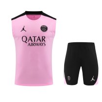 PSG Paris Training clothing Vest set  1:1 Quality Soccer Jersey    24-25