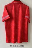 Retro Welsh home 1:1 Quality Soccer Jersey  1991