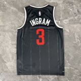 Toronto Raptors City Edition Black  #3 INGRAM 1:1 Quality NBA  Season Jerseys 2026