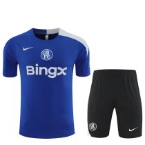 Chelsea  Training  Fans Kits  Blue  1:1 Quality Soccer Jersey 25-26 (Kids And Man )