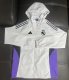 Real Madrid  Windbreaker  White 1:1 Quality Soccer Jersey  25-26